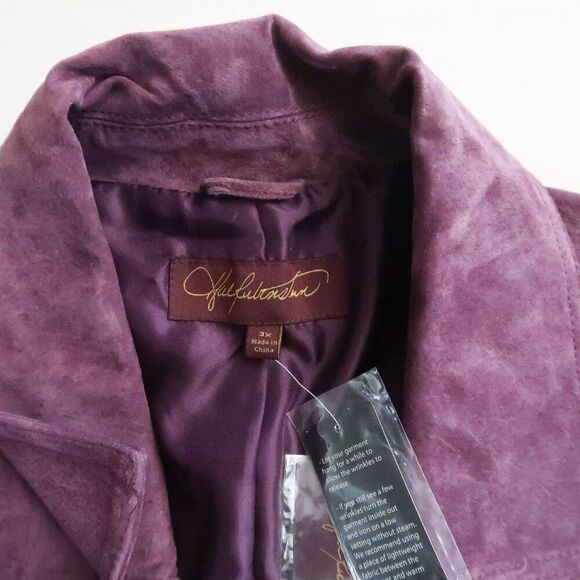 Hal Rubenstein Leather Vest Size 3X - Picture 7 of 12